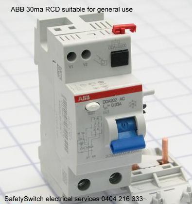 High grade ABB safety switch for general use.